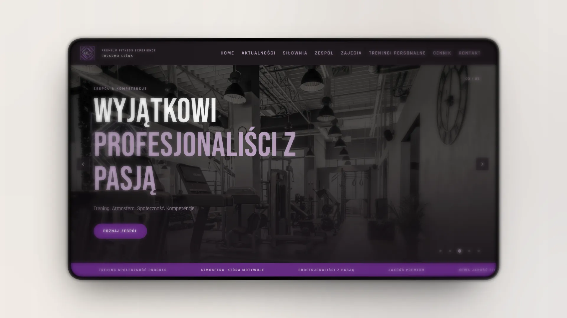 Strona strefa-goat.pl — widok na desktopie